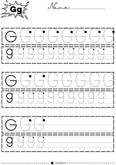 letter G tracing and writing Letter G Tracing, The Letter G, Writing Practice Worksheets, Letter N Words, Tracing Letters, Letter G, Writing Practice, Phonics, Lettering Alphabet