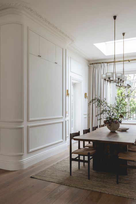 Olivia Crawford | SheerLuxe Townhouse Interior, London Townhouse, Arched Doors, Room Doors, Open Plan Living, House Inspo, Family Home, Home Interior Design, In London