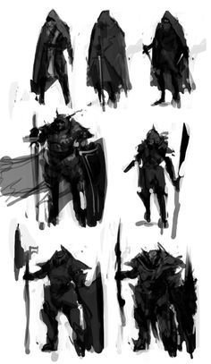 Character silhouette on Pinterest | Concept Art, Animation and ... Silhouette Sketch, Thumbnail Sketches, 다크 판타지, Concept Art Character, Concept Art Drawing, Arte Fantasy, Character Design References, Art Anime, Character Creation