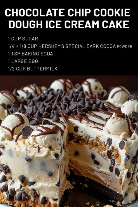 Search Results for “Chocolate Chip Cookie Dough Ice Cream Cake” Cookie Dough Ice Cream Cake, Chocolate Chip Cookie Dough Ice Cream, Homemade Cookie Dough, Cookie Dough Cake, Cookie Dough Ice Cream, Cheesecake Ice Cream, Things To Make, List Of Things, Chocolate Chip Cookie Dough