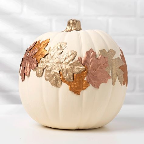 Mod Podge Pumpkins, Modge Podge Napkins, Modge Podge Napkins Ideas, Napkins Ideas, Treasure Gold, Thanksgiving Pumpkins, Peter Pumpkin, Pumpkin Eater, Copper Paint