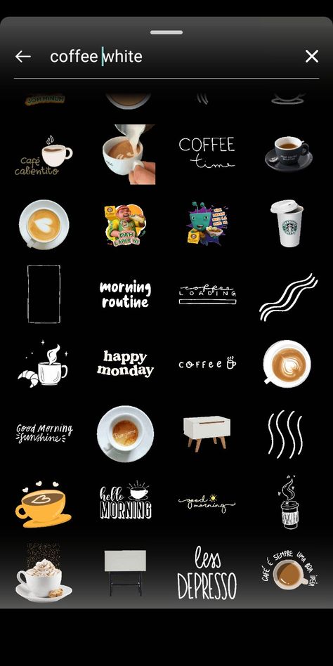 Creative Instagram Names, Instagram Sticker, Instagram Storie, Snapchat Stickers, Gif Instagram, Coffee Instagram, Instagram Graphics, Instagram Creative Ideas, Instagram Feed Ideas Posts