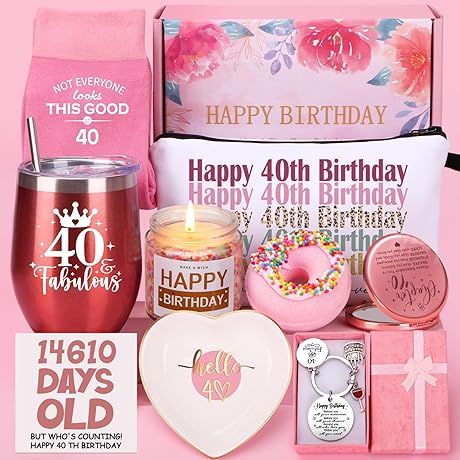 Amazon.co.uk Shopping Basket Birthday Hamper For Her, 18th Birthday Gifts For Girls, 30th Birthday Presents, 60th Birthday Presents, Hampers For Her, Birthday Hamper, 40th Birthday Gifts For Women, 50th Birthday Gifts For Woman, Gift Baskets For Women