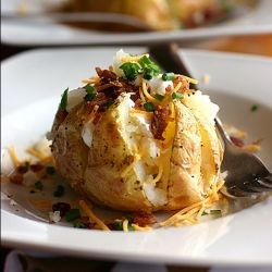 From foodgawker.com yum Jacked Potatoes, Jack Potato, Jacket Potatoes, Jacket Potato, Romantic Dinner Recipes, Twice Baked, Twice Baked Potatoes, Think Food, Baked Potatoes