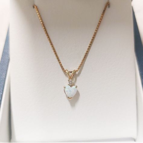 Peora Opal Heart Shaped Necklace Opal Heart Necklace, Heart Shaped Necklace, Jewelry Inspo, Opal Jewelry, Diamond Pendant, Heart Necklace, Gold Chain, Gold Chains, Heart Shapes