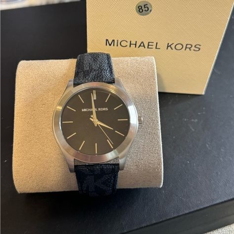 Michael Kors men watch Michael Kors Mens Watch, Michael Kors Men, A Father, Short Suit, Walker Boots, Garment Bags, Rain And Snow Boots, Trending Accessories, Jean Coat