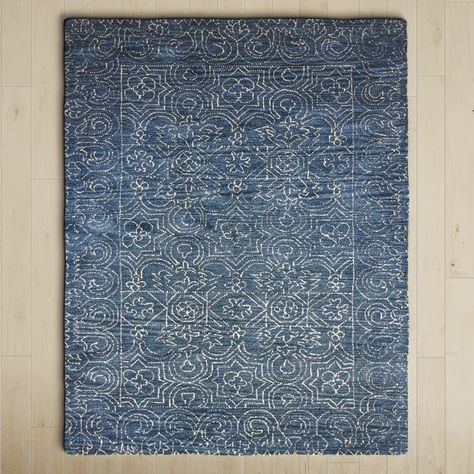 Blue Grey Rug, Ivory Area Rug, Metal Mirror, Kitchen Mirror, Ivory Rug, Birch Lane, Decorating Coffee Tables, Blue Ivory, Apartment Ideas