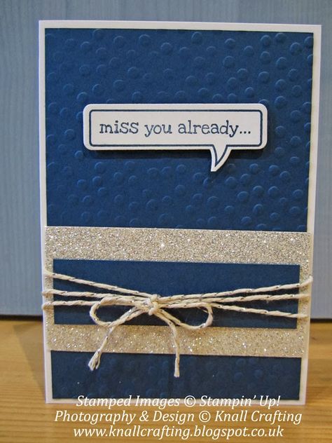 Stampin' Up!, Farewell, Goodbye, Miss You, Masculine Farewell Card Handmade, Goodbye Cards For Coworkers Handmade, Stampin Up Farewell Card Ideas, Cards Handmade Farewell, Stampin Up Sweet Farewell, Farewell Card Ideas Handmade, Diy Invitation Cards Handmade For Farewell, Farewell Card For Colleague, Diy Goodbye Cards