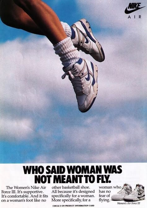 80s Aesthetic Poster Prints, Vintage Adidas Aesthetic, Old Nike Ads, Retro Nike Poster, Nike Campaign, Jordan Poster, Nike Poster, Nike Ad, Nike Air Women