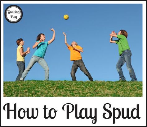 how to play spud #playoutside #outdoorgames Teen Team Building Activities, School Recess, Recess Games, Gym Games For Kids, Fun Team Building Activities, Group Games For Kids, Pe Activities, Pe Games, Youth Games