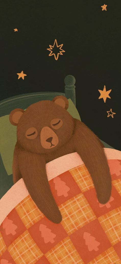 Cozy Cute Wallpaper, Bear Vintage Wallpaper, Cosy Wallpaper Iphone, Bedtime Wallpaper Iphone, Cozy Background Wallpapers, Sleep Wallpaper Iphone, Relaxing Iphone Wallpaper, Cozy Wallpaper Phone, Sleep Wallpaper Aesthetic