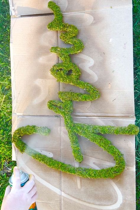 DIY Moss Wall Art - Stacy Risenmay Moss Crafts Diy, Moss Picture Frame Diy, Diy Moss Wall Art, Moss Sign, Diy Moss Wall, Moss Artwork, Moss Letters, Diy Moss, Types Of Moss