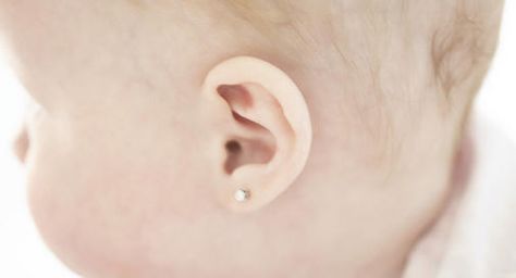 Learn when it's safe to pierce a baby's ears, ear-piercing cultural traditions, what kind of earrings babies can wear, and how to avoid infections. Baby Ear Piercing, Vintage Diamond Earrings, Katie Price, Party Punch, Baby Earrings, Baby Center, Baby Jewelry, Handmade Valentine, Ear Piercing