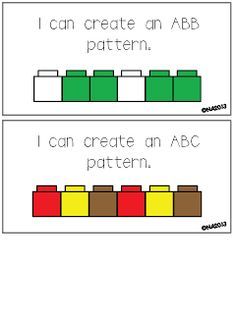 FREE PRINTABLE Pattern task card freebie Patterning Activities For Kindergarten, Patterning Kindergarten, Abc Patterns, Pre K Math, Grade 1 Math, Math Patterns, Math Center Activities, Prek Math, Task Boxes