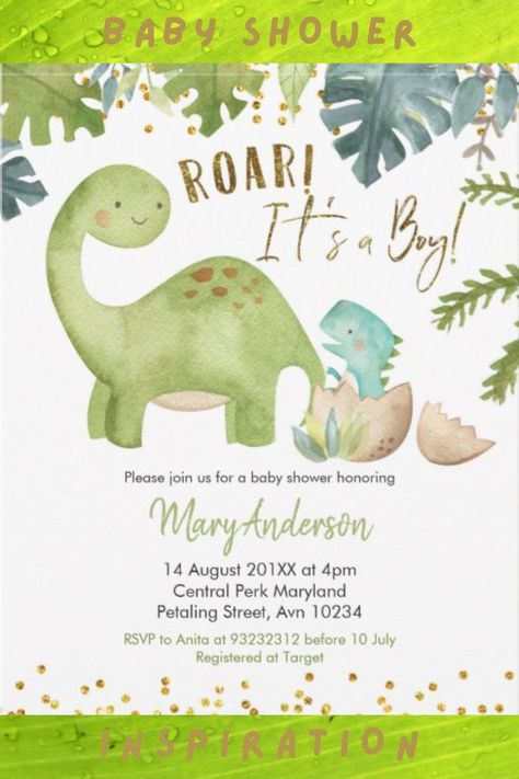 Dinosaur Baby Shower Invitations, Boy Shower Invitations, Boho Baby Shower Invitations, Woodland Baby Shower Invitations, Baby Shower Invitaciones, Dinosaur Baby Shower, Happy Party, Invitation Baby Shower, Baby Shower Invite