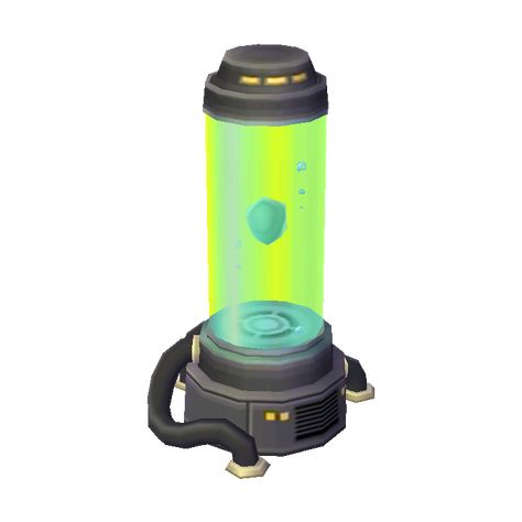 Laboratory Capsule NL Model - List of sci-fi furniture in New Leaf - Animal Crossing Wiki - Nookipedia Sci Fi Capsule, Sci Fi Objects, Animal Laboratory, 80s Cyberpunk, Sci Fi Furniture, Chemistry Videos, Science Table, Animal Crossing Wiki, Canopic Jars