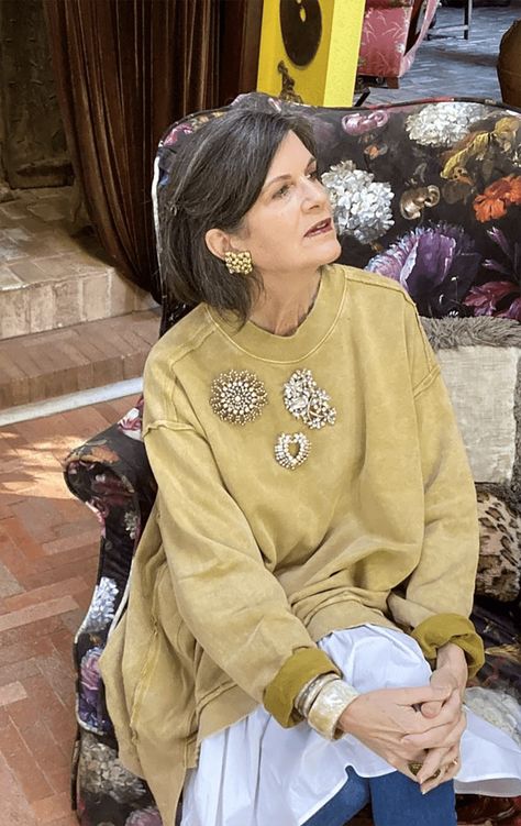 Ageless Style-The Contessa - Cindy Hattersley Design 60 Fashion Woman, Advanced Style Boho, Granny Chic Fashion, Skin Wrinkles, Clothes For Women Over 50, Grandma Fashion, Advanced Style, Ageless Style, 60 Fashion