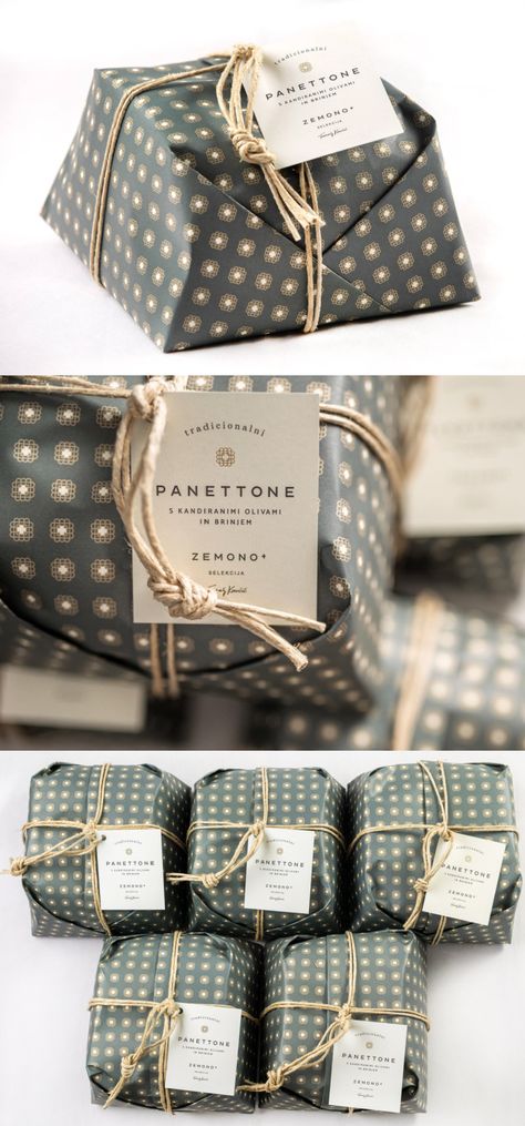 Bakery Wrapping Packaging, Christmas Cake Packaging Ideas, Christmas Bakery Packaging, Bakery Branding Packaging, Artisanal Packaging, Bakery Packaging Ideas, Panettone Packaging, Packaging Design Food, Pastry Packaging