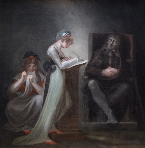 https://flic.kr/p/25no1kq | Henry Fuseli, Milton Dictating to His Daughter, 1794 1/27/18 #artinstitutechi Henry Fuseli, Lady Macbeth, Hp Lovecraft, William Blake, Hur Man Målar, Classic Paintings, Old Paintings, Art Masters, Art Institute Of Chicago