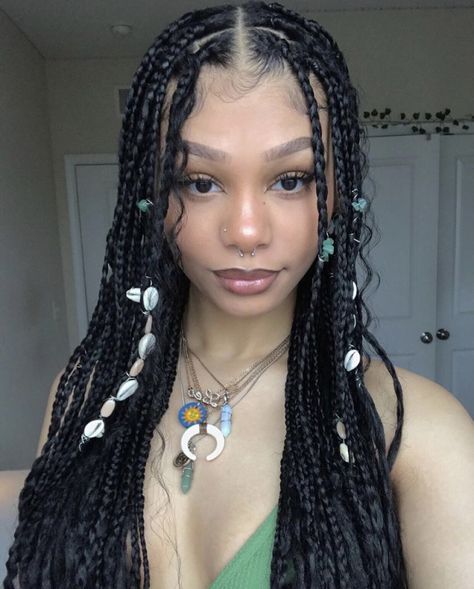 Hair Cuffs, Curly Girl Hairstyles, Boho Braids, Goddess Braids, Gold Hair, Metallic Hair, Black Girls Hairstyles, Aesthetic Hair, Protective Hairstyles