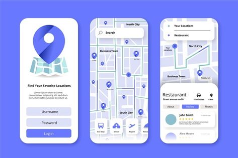 App Map Design, App Loading Screen, Map App Design, Map Location Design, Bus App, Application Ui Design, App Map, Location Design, Ui Ux 디자인