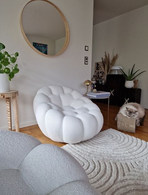 Bubble Couch, Bean Bag Lounge Chair, Bubble Chair, Roche Bobois, Girly Room, Bed Furniture Design, Apartment Decor Inspiration, Room Makeover Inspiration, Apartment Inspiration