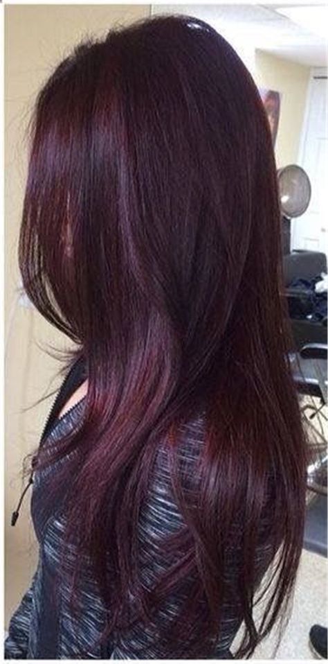 45 Best Burgundy Hair Color And Designs For Your Inspiration - Page 42 of 45 - Women Fashion Lifestyle Blog Shinecoco.com Pelo Color Vino, Burgundy Hair Color, Hair Color Plum, Plum Hair, Wine Hair, Hair Color Burgundy, Dark Red Hair, Shades Of Burgundy, Burgundy Hair