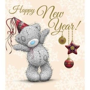 Teddy Bear Quotes, Teddy Pictures, Teddy Bear Images, Blue Nose Friends, Greetings Images, Teddy Bear Pictures, Bear Card, Happy New Year Cards, Happy New Year Greetings