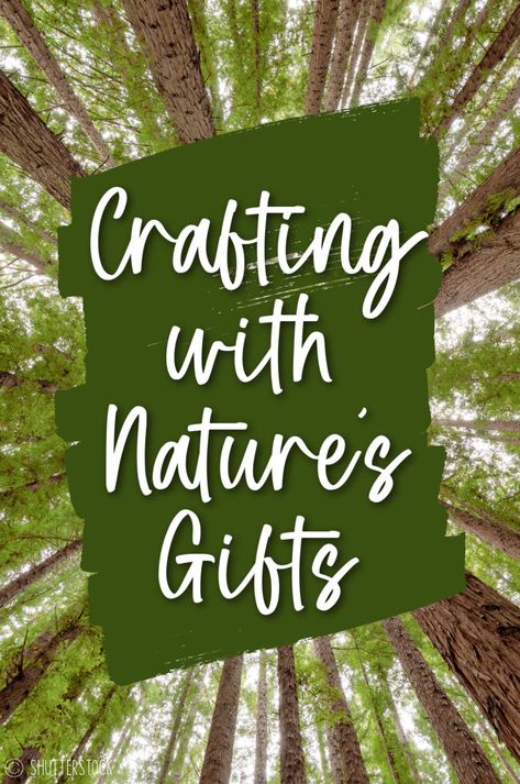 Nature really is an amazing craft store- and you don't need a coupon to afford the supplies. Flowers and seed pods and driftwood for days, there are so many sources of natural craft supplies. And this collection will surely inspire you to make some nature crafts with all the bits you've picked up and collected over time. Natural Art Supplies, Crafts Using Natural Materials, Simple Nature Crafts, Natural Craft Ideas, Nature Crafts To Sell, Crafts Made From Nature, Easy Adult Crafts Simple Diy Ideas, Natural Materials Art, Nature Crafts For Adults Diy