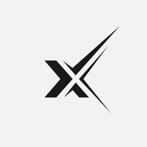 Modern letter x abstract logo | Premium Vector #Freepik #vector #marketing-logo X Design Logo, Letter X Design, X Letter Logo, X Logo Design, Logo X, Next Logo, Watches Logo, God Sticker, X Logo