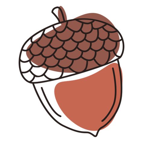 Fall nature acorn icon PNG Design Acorn Drawing Simple, Acorns Illustration, Acorn Vector, September List, Acorn Illustration, Acorn Drawing, Fall Deserts, Fall Nature, Drawing Png