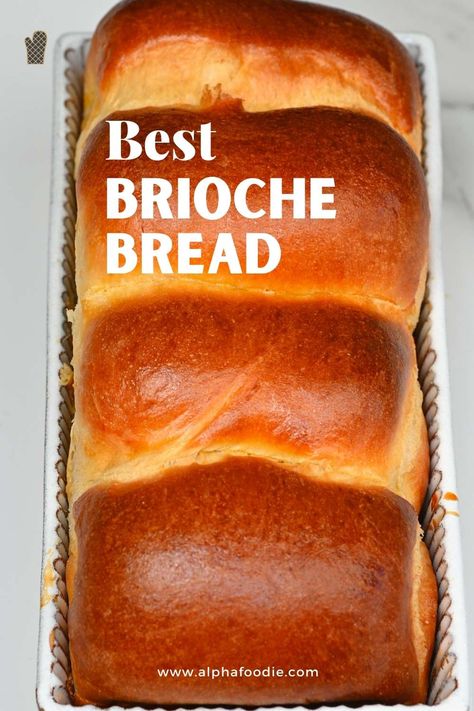 Brioche Bread Recipe, French Brioche, Brioche Loaf, Homemade Brioche, Brioche Rolls, Brioche Recipe, A Loaf Of Bread, Braided Bread, Brioche Bread