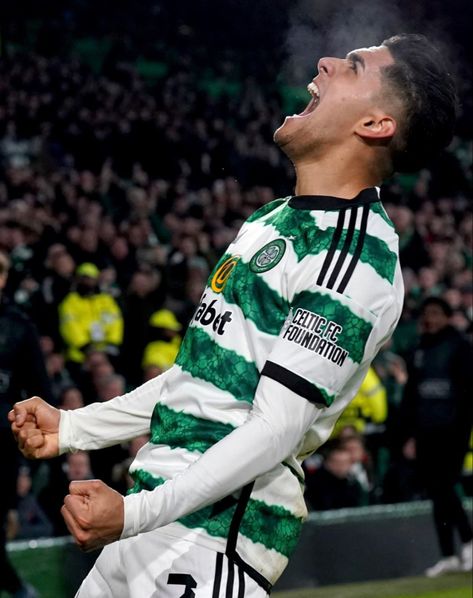 Luis Palma's first-half penalty gave Celtic a lead CREDIT: PA/Andrew Milligan Football Vintage, Celtic Fc, Champions League, Real Madrid, Madrid, Football, Quick Saves, Palmas, American Football