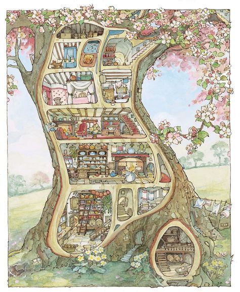 Jill Barklem, Brambly Hedge, 동화 삽화, Storybook Art, Cicely Mary Barker, Arte Inspo, Art Et Illustration, Art And Illustration, Beatrix Potter