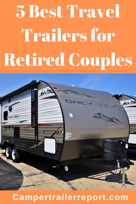 Best Travel Trailers For Couples, Couples Camper Travel Trailers, Bunkhouse Travel Trailer, Best Travel Stroller, Travel Trailer Floor Plans, Best Travel Trailers, Lite Travel Trailers, Best Rv Parks, Travel Trailer Living