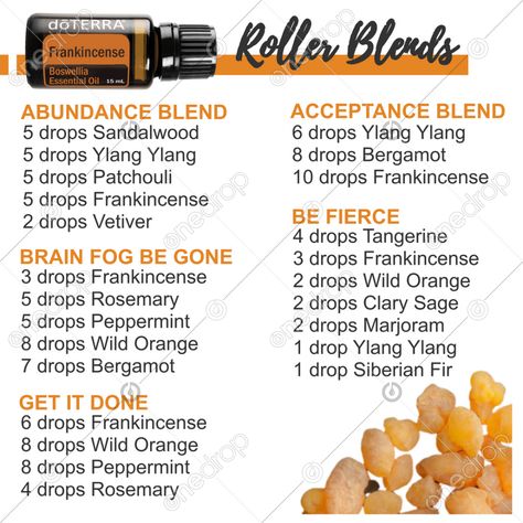 Essential Oils Roller Bottle Recipes, Roller Bottle Blends Doterra, Doterra Roller Blends, Frankincense Blends, Doterra Roller Bottle Recipes, Take Recipes, Spiritual Essentials, Essential Oil Roller Bottle Blends, Homemade Incense