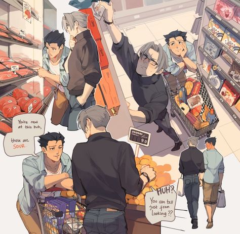 Phoenix Wright, Ace Attorney, I Love My Girlfriend, Grocery Shopping, Drawing Reference, Game Art, Just In Case, Phoenix, Art Reference