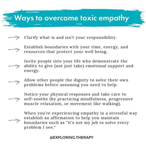 Toxic Empathy, Healthy Coping Skills, Mental Health Facts, My Needs, Therapeutic Activities, My Power, Emotional Awareness, Health Knowledge, Great Life