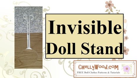 Diy Doll Stand, Free Doll Clothes Patterns, Diy Stand, Doll Diorama, Free Printable Sewing Patterns, Diorama Ideas, Dolls Diy, Barbie Dolls Diy, Barbie Diorama