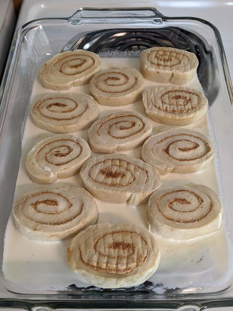 The Best (Frozen) Cinnamon Rolls — New Mexico Milkmaid Frozen Cinnamon Roll Recipe, Frozen Rolls Recipes, Simple Cinnamon Rolls, Frozen Cinnamon Rolls, Rhodes Rolls Recipes, Rhodes Cinnamon Rolls, Overnight Cinnamon Rolls, Easy Cinnamon Rolls Recipe, Cinnamon Rolls From Scratch