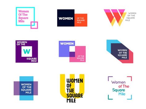 Rejected concepts for a client holding an event in London called Women Of The Square Mile. I wanted to share for inspiration purposes. Name your favourite. 1 2 3 4 5 6 7 8 9 Check out Studio-JQ ... 2023 Text, Conference Branding, News Logo, Conference Logo, Lab Logo, Logo Design Inspiration Creative, Square Logo, Conference Design, Event Logo