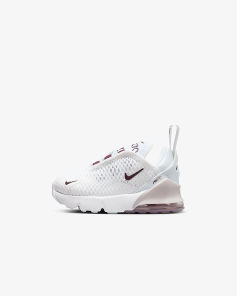 Nike Air Max 270 Baby/Toddler Shoe. Nike.com Nike Baby Shoes, Toddler Nike Shoes, Nike 270, Baby Nike, Baby Swag, Toddler Nikes, Nike Baby, Shoe Nike, Nike Air Max 270