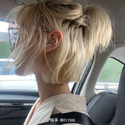 Have Inspiration, Shot Hair Styles, Penteado Cabelo Curto, Short Hair Haircuts, Hair Reference, Short Blonde Hair, Cut My Hair, Hair Inspo Color, Aesthetic Hair