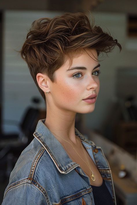 Check out the top 10 wolf cut variations for a standout look in 2024, offering a range of dynamic styles to keep you ahead of the hair trend curve. Pixie Haircut Fine Hair, Silver Haired Beauties, Curly Pixie Haircuts, Hair Mistakes, Wolf Cut, Hair Trend, Hair Styler, Crazy Hair Days, Embrace Change