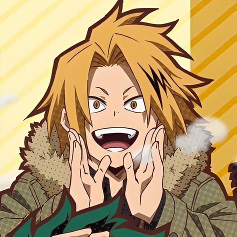 Mha Pfp Official Art, Denki Official Art, Denki Pfp, Denki Wallpaper, Denki Fanart, Denki Mha, Kaminari Icon, Cutesy Pfp, Denki Icon