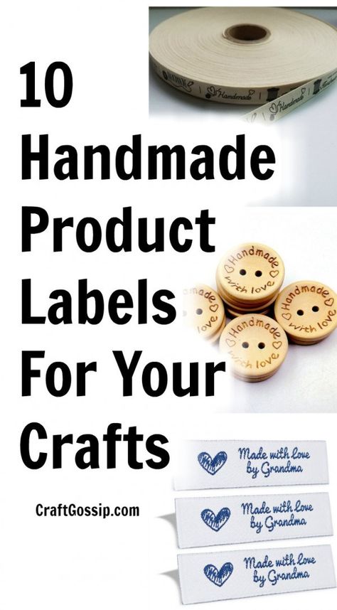 10 Handmade Labels For Your Craft Products – Indie Crafts Labeling Ideas, Indie Crafts, Ideas For Projects, Craft Labels, Handmade Labels, Grandma Crafts, Indie Craft, Craft Label, Love Label