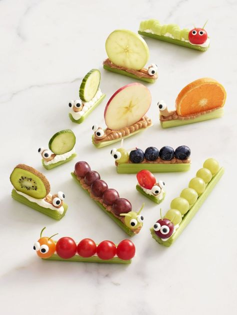 Snack Sani, Decorações Com Comidas, Food Art For Kids, Easy Snack Recipes, Toddler Snacks, Snacks Für Party, After School Snacks, School Snacks, Fun Kids Food