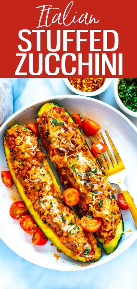 Best Stuffed Zucchini Boats, Zucchini Meal Ideas, Stuff Zucchini Boats, Stuffed Zucchini Boats Healthy, Zucchini Boats Recipes, Stuffed Zucchini Recipes Beef, Stuffed Zucchini Boats With Spinach And Ricotta, Zucchini Boats Beef, Zucchini Boats Vegetarian