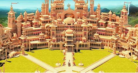 Indian Palace Concept Art, Palace Concept Art, India Palaces, India Palace, Indian Palace, The Way Of Kings, Dreamscape Architecture, Palace Architecture, Arabic Clothing