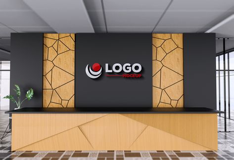 Office Name Board Design, Office Logo Wall, Office Logo Signage, Office Signage Entrance Wall Signs, 3d Wall Logo Mockup Background, Company Logo Wall, Led Sign Board, Signage Board, Office Logo